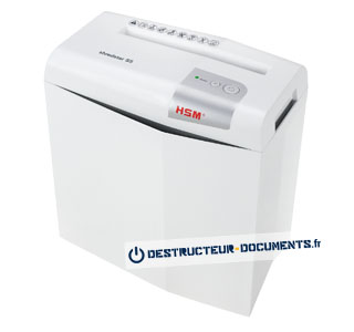 Destructeur de document papier HSM X5 en vente à Lyon - Papeterie
